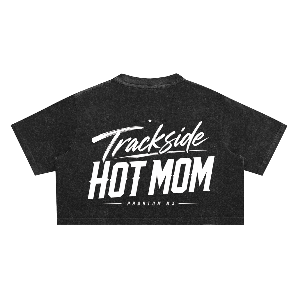 Trackside Hot Mom Crop Top