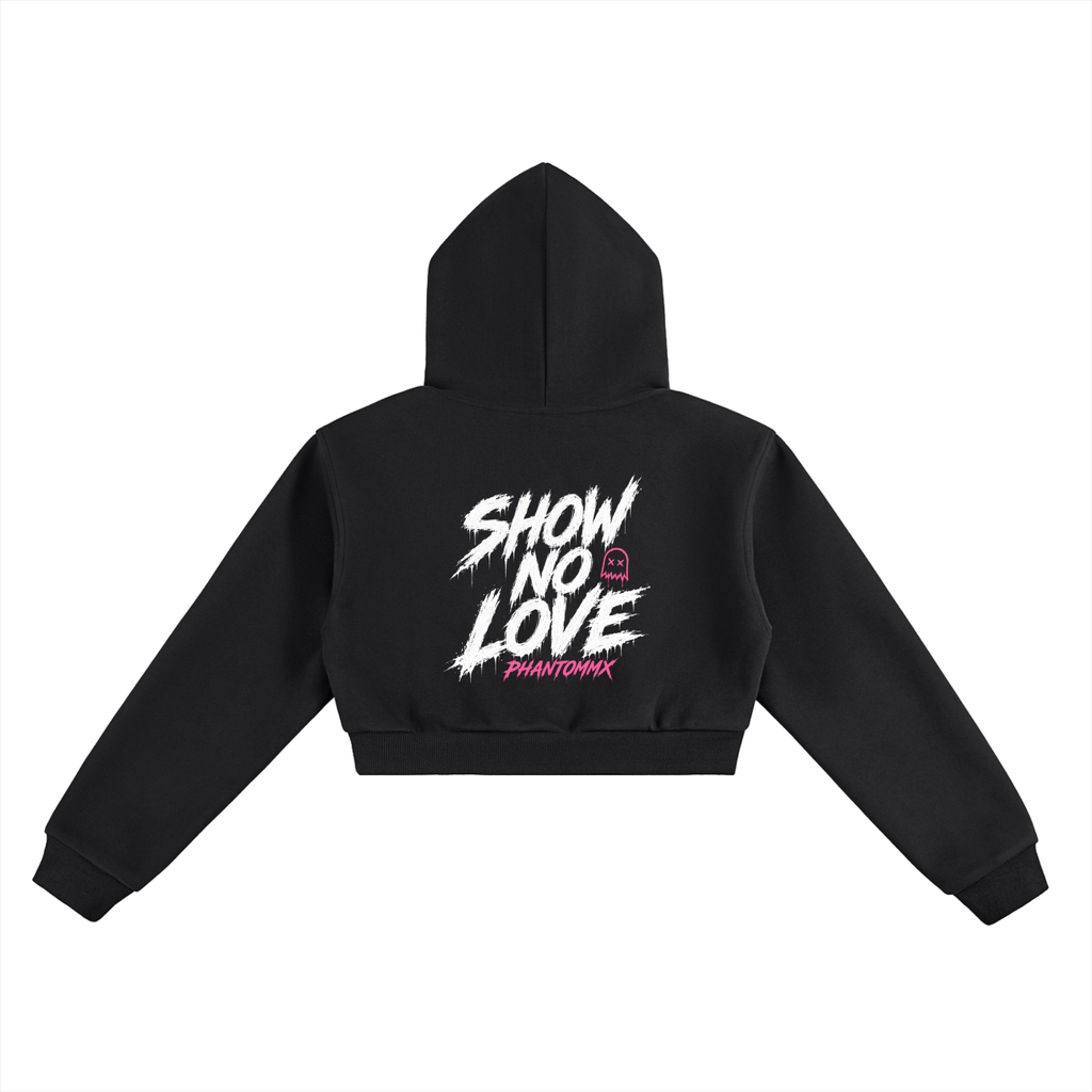 Show No Love Cropped Hoodie